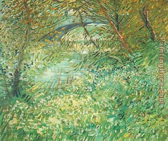 Berges de la Seine au printemps 1887 painting - Vincent van Gogh Berges de la Seine au printemps 1887 art painting